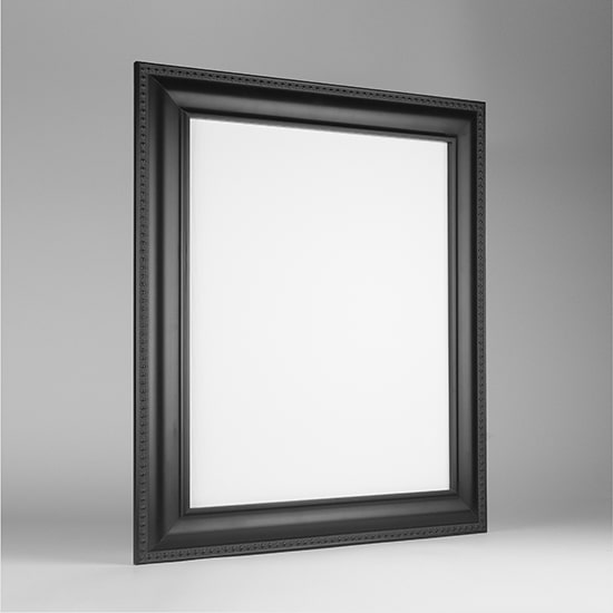 Large traditional black picture frame