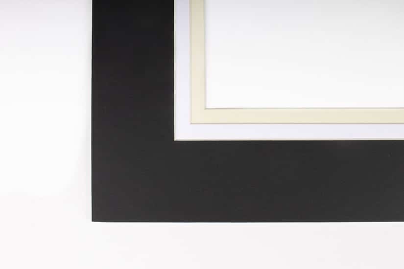 Contemporary white picture frame