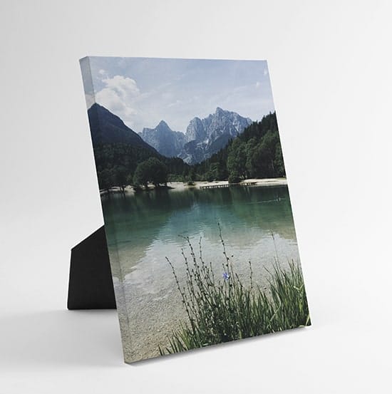Medium easle back canvas print with outdoor photography