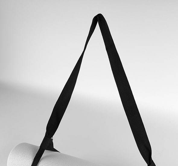 Lightweight personalized yoga mat with carrying strap