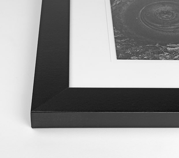 Modern black picture frame