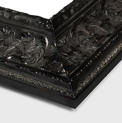 Ornate Black Wood