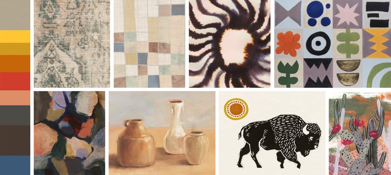 Trendy Designs For The Print On Demand Market 2025 Sensaria Sensaria World Art Group Trends Spring 2024 2 1280x574
