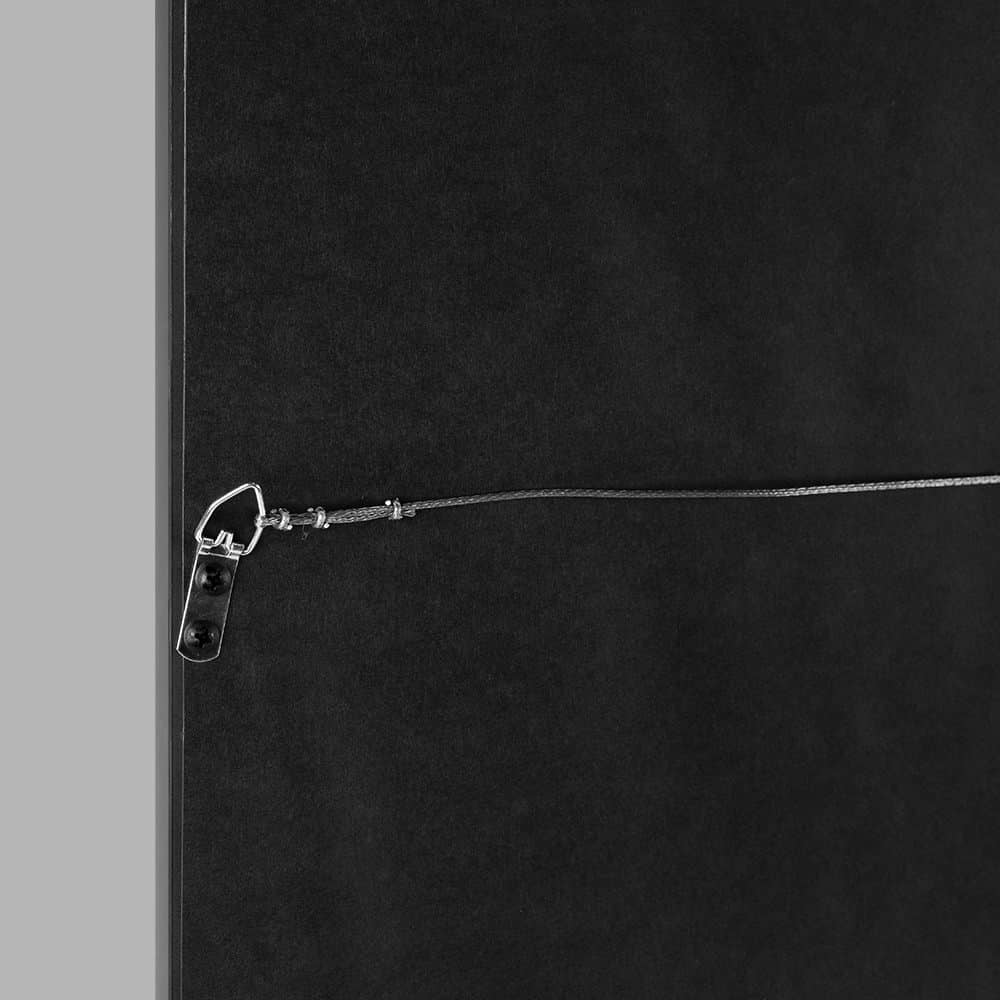 premium framed print close up of hanging hardware wire