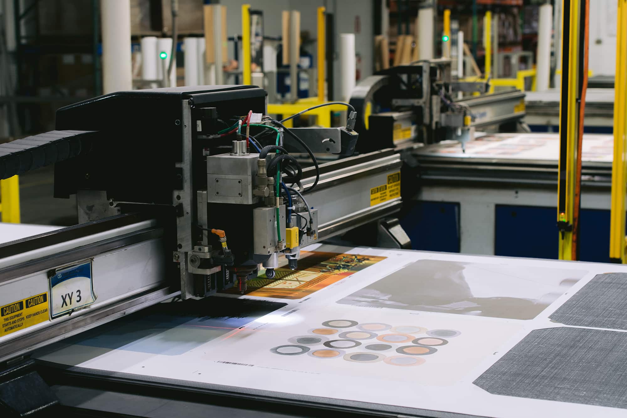 prints get cut on a flatbed