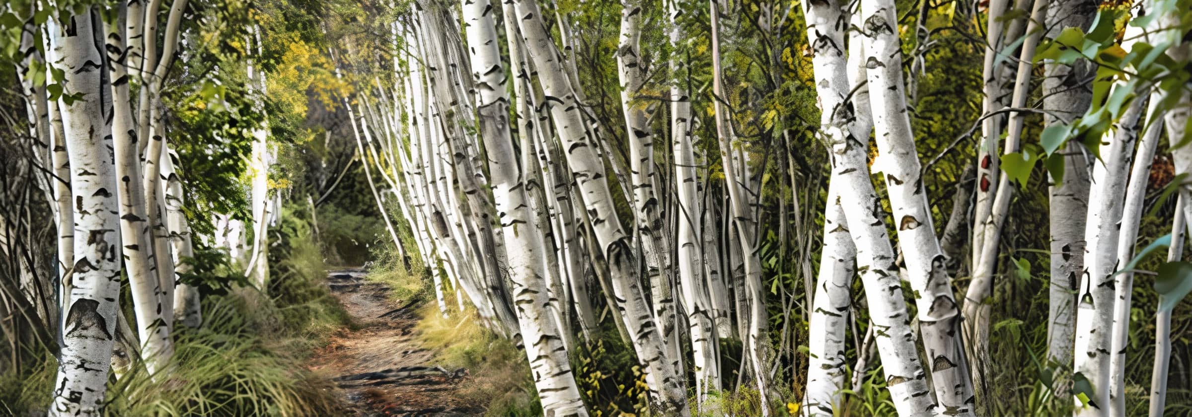 A Walk Through the Birch Trees by Danny Head