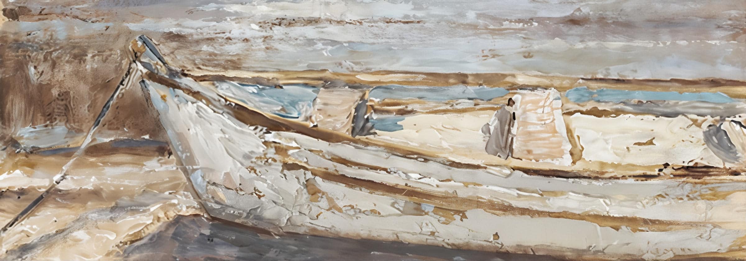 Weathered Rowboat II by Ethan Harper