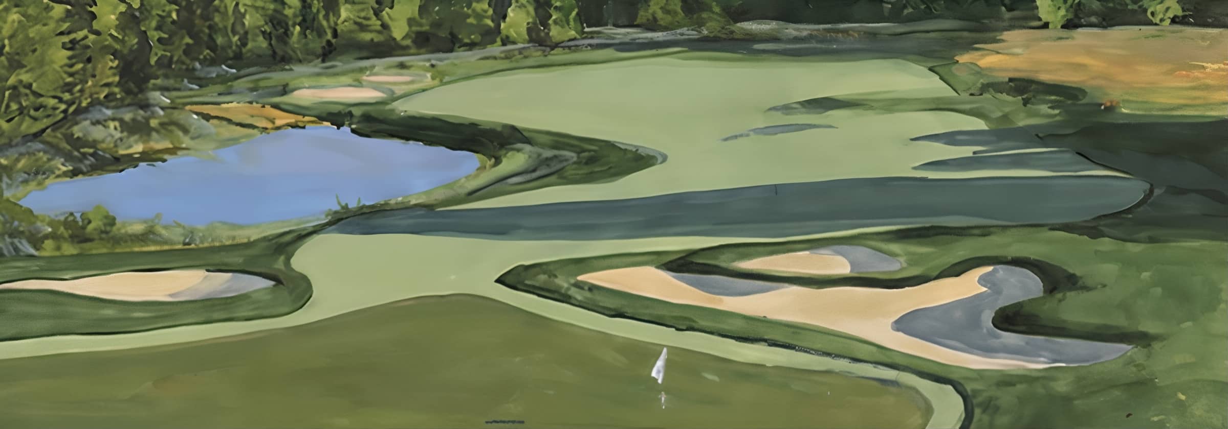 Par Four III by Michael Willett