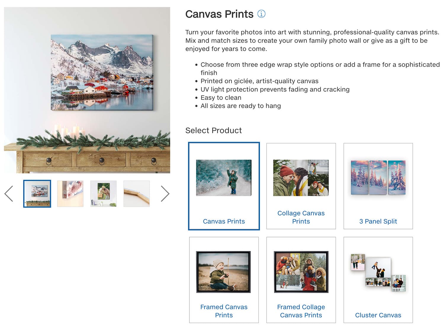 Costco Photo Center canvas prints
